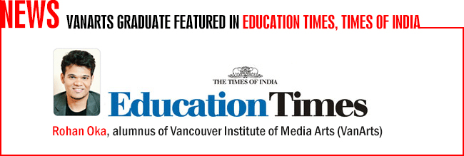 Rohan Oka - Education Times feature