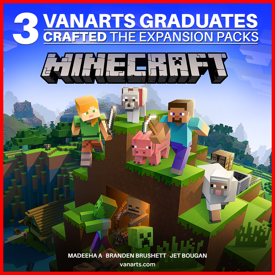 Minecraft game art school