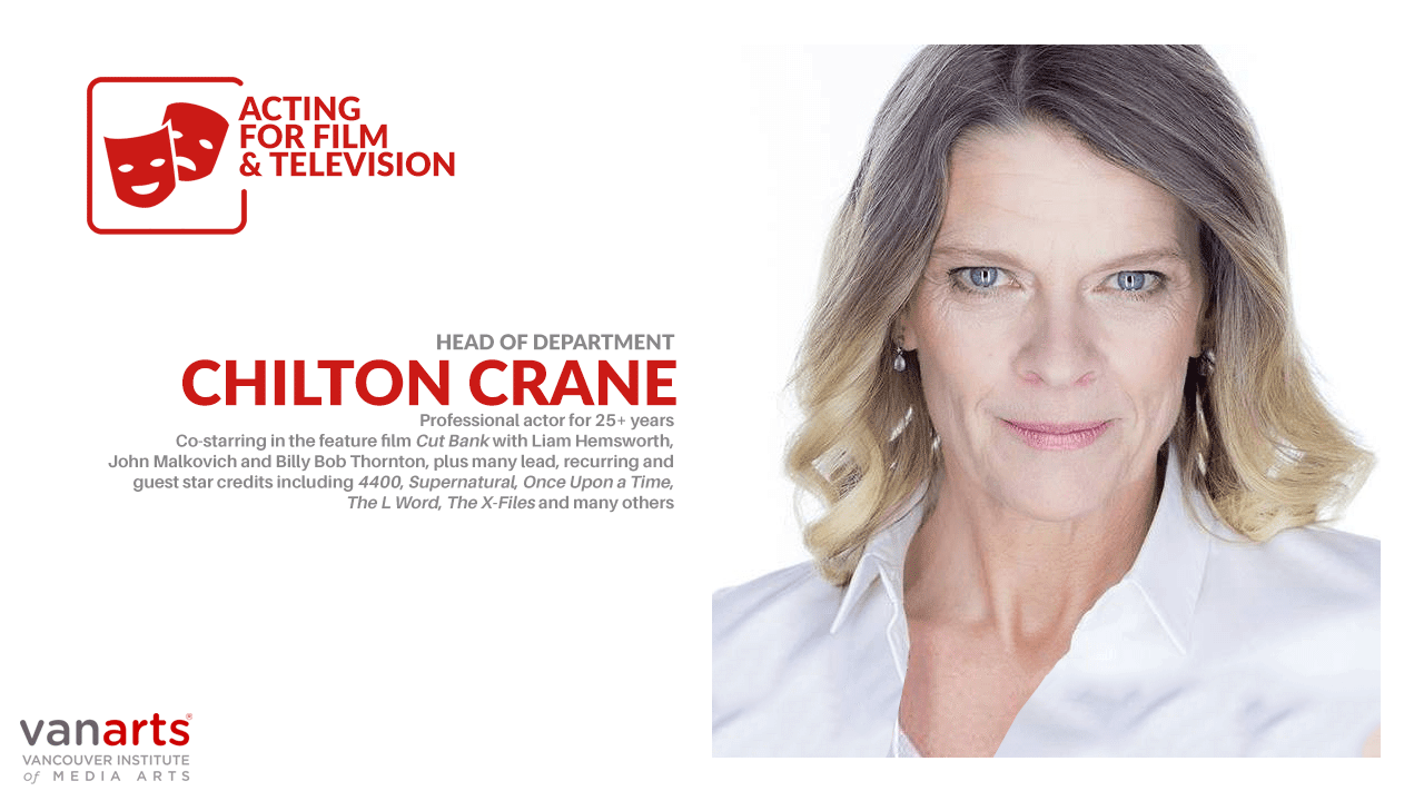 Chilton Crane: Acting for Film & TV Department Head