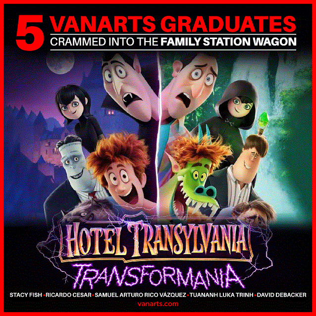 Hotel Transylvania 3D animation by VanArts grads